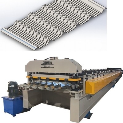Stalen profiel rollende vormmachine met hydraulische pre-cutter voor efficiëntie