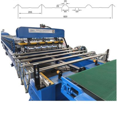 Machine voor het maken van metalen dakplaten met hoge snelheid en automatische