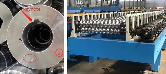 Hoogwaardige gegolfde metalen dakplaat rollen vormmachine