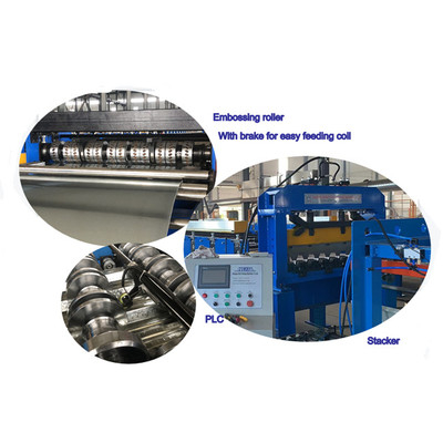 Volledig geautomatiseerde machine voor het vormen van vloerdekken voor de bouw