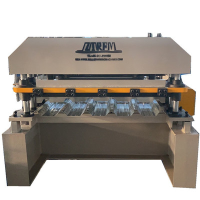 Stalen profiel rollende vormmachine met hydraulische pre-cutter voor efficiëntie