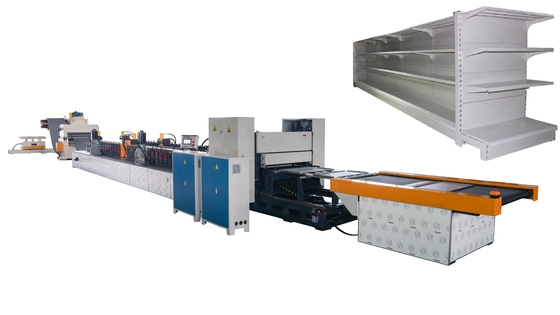 Bi-laterale rolmachine voor supermarktopslag