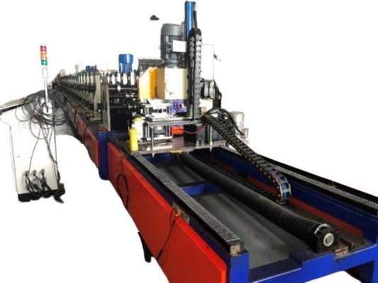 Precision Strut Channel Roll Forming Machine met 70mm Roller Shaft Diameter en aanpasbare snijlengte