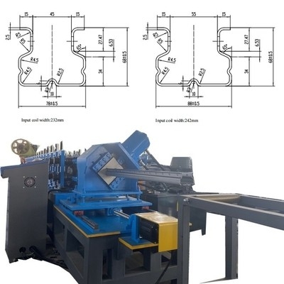 Staal Ingelast Stutkanaal die Vormt Machine Rolling