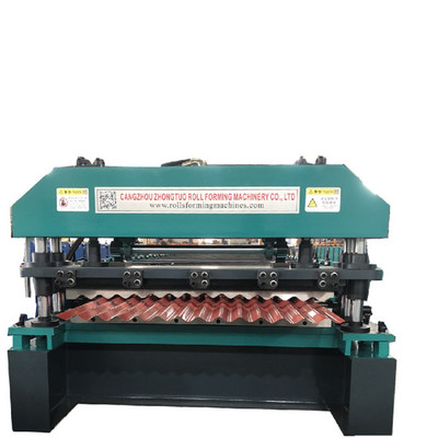 Professionele cirkelvormige dakbedekking gegolfde plaat rollende machine nauwkeurige parameters hoge duurzaamheid