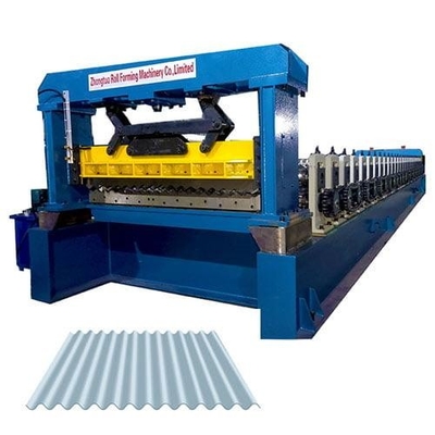 Kettingtransmissie Gebouw Gekrompen dakplaatmachine 15 Vormstation
