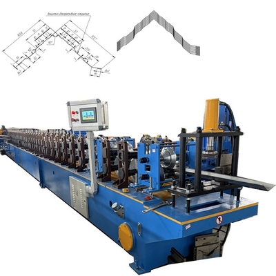 Breedteverstelbare rollende vormmachine met ritskap